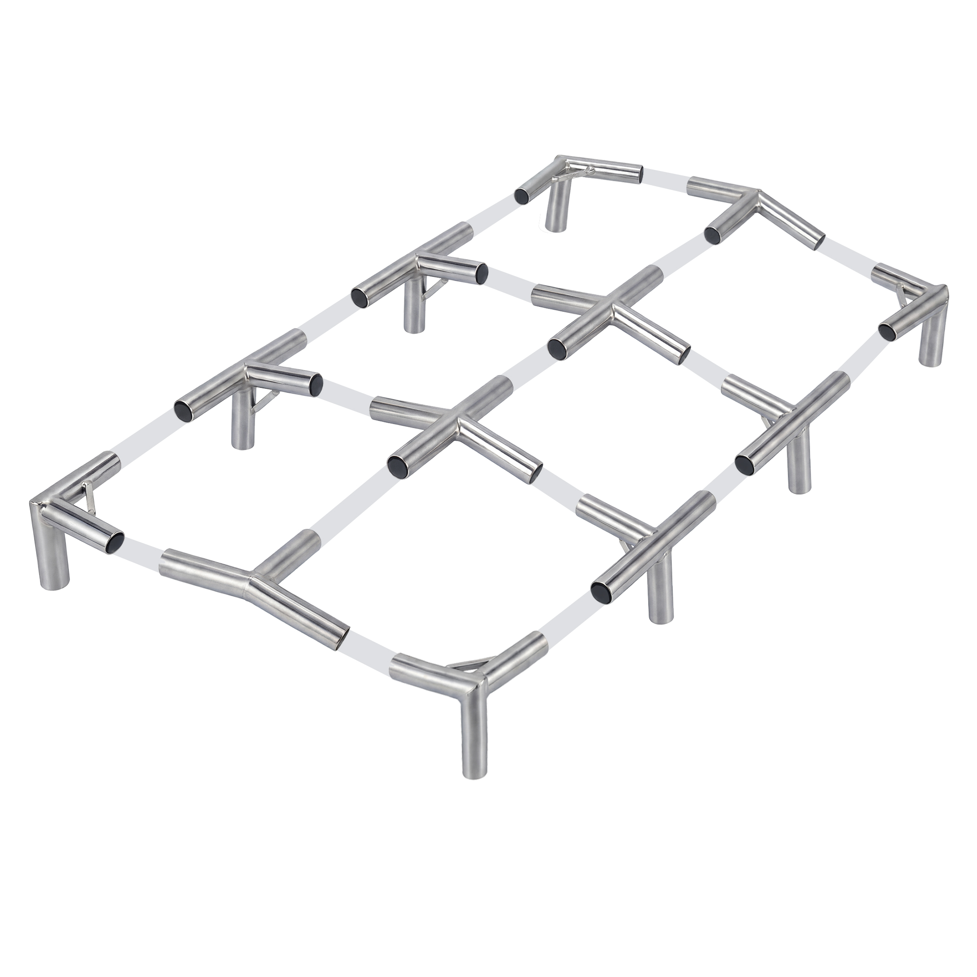 9/12Pk Canopy Fittings Kit 1-3/8″, 6/8 Leg Carport Connectors Galvanized Steel
