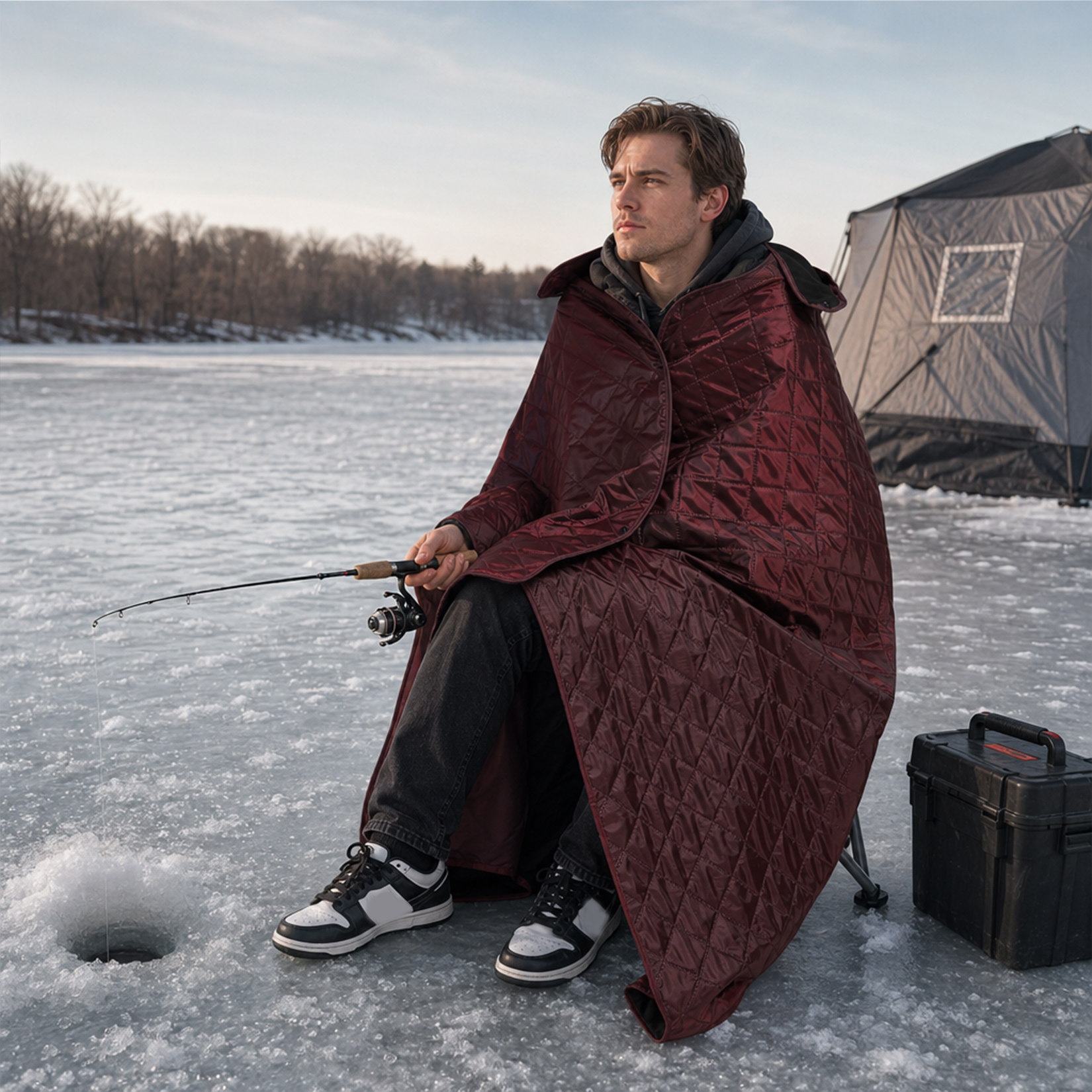 Multi Scene Outdoors Application from Cold Stadium Games to Camping