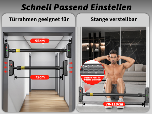 Garvee Klimmzugstange für den Türrahmen – Produktansicht 10