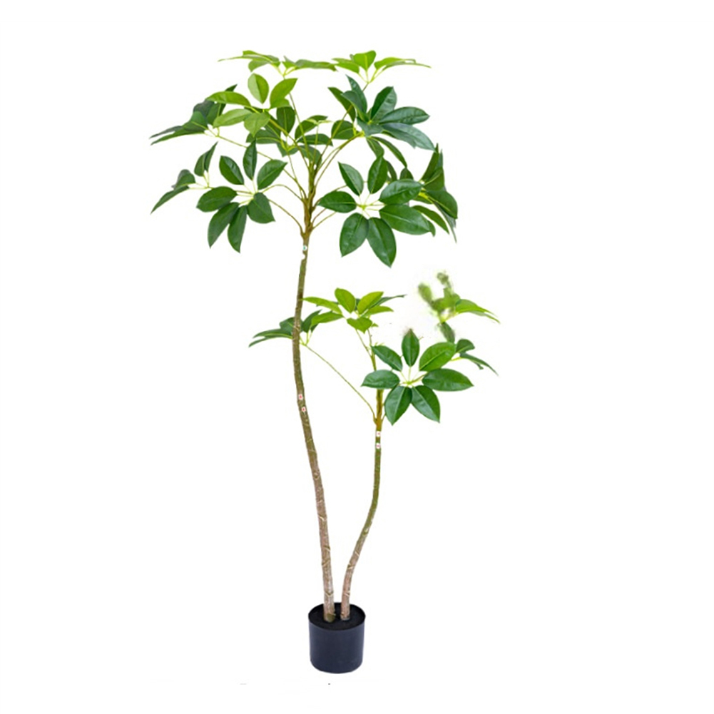 Artificial Umbrella For Indoor, 5.2FT/5.9FT Tall Fake Plants Artificial Plants W