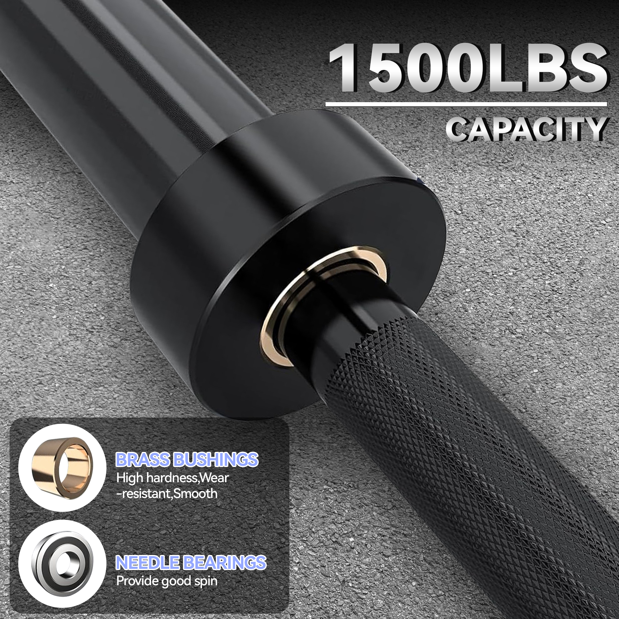28mm Shaft Diameter with Precision Diamond Knurled Grip Texture