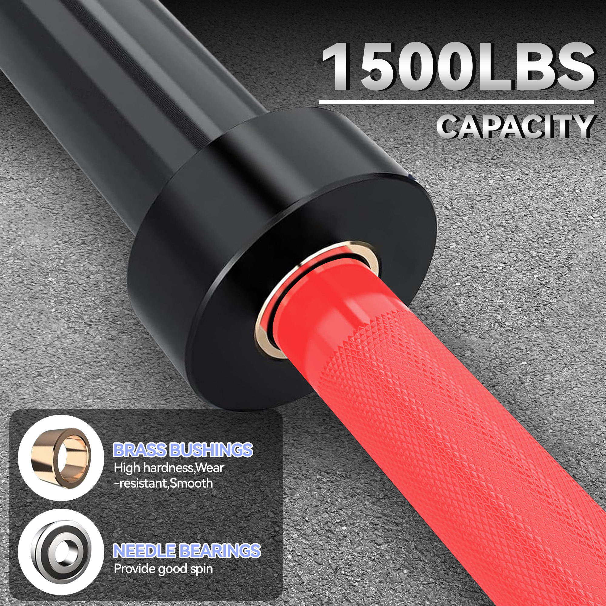 28mm Shaft Diameter with Precision Diamond Knurled Grip Texture