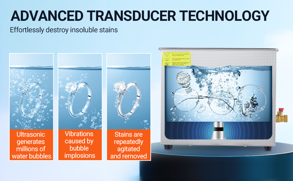 Ultrasonic Cleaner Internal View