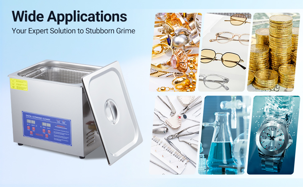 Ultrasonic Cleaner in Use