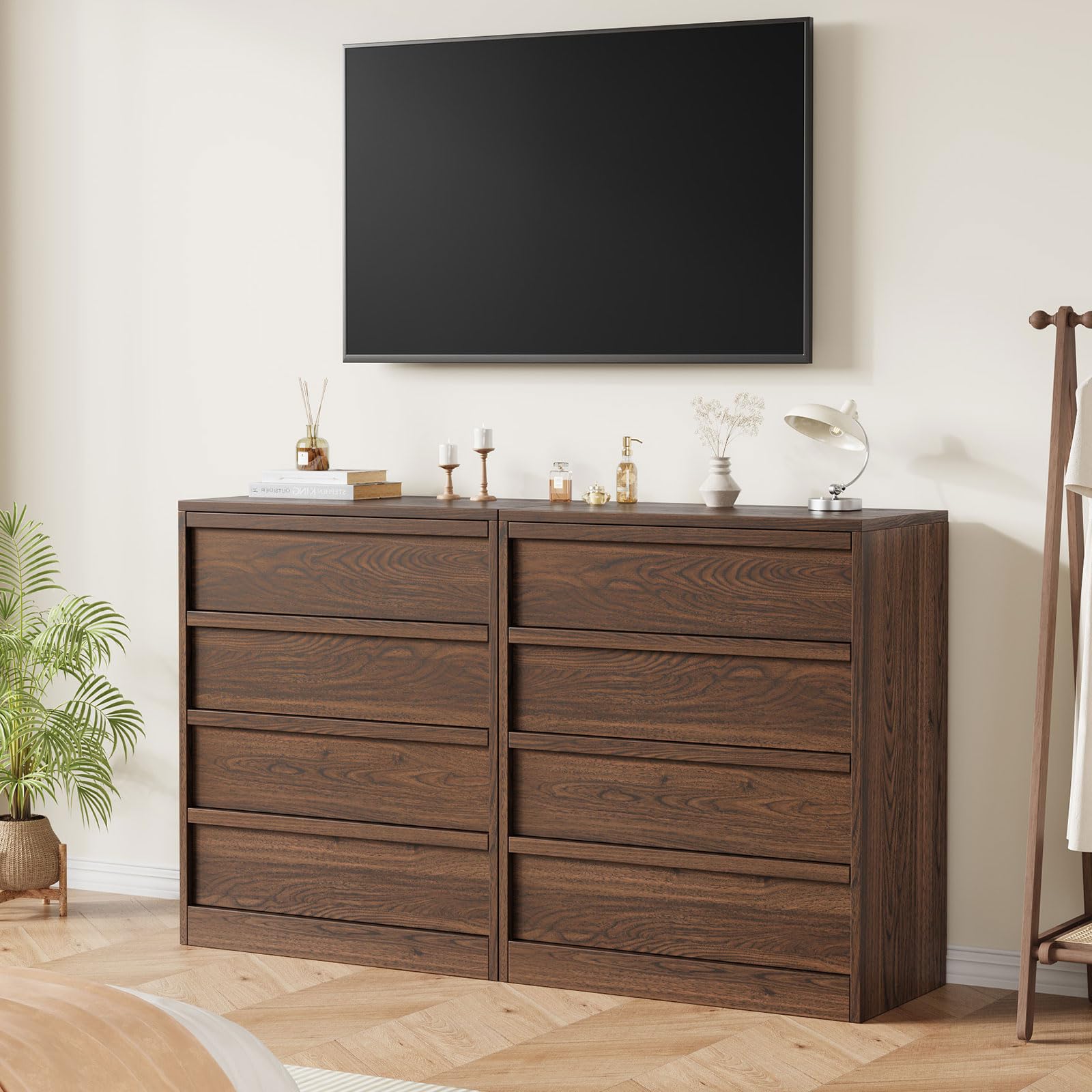 3 4 5 7 Drawer Dresser Bedside Cabinet Table with Large Storage End Table Chest - Produktbild 3