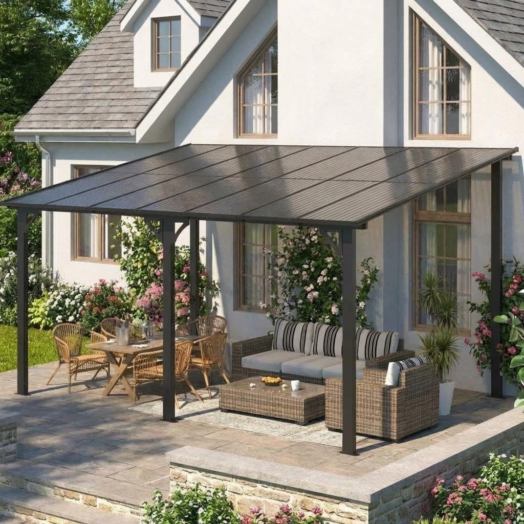 Galvanized steel hardtop gazebo roof