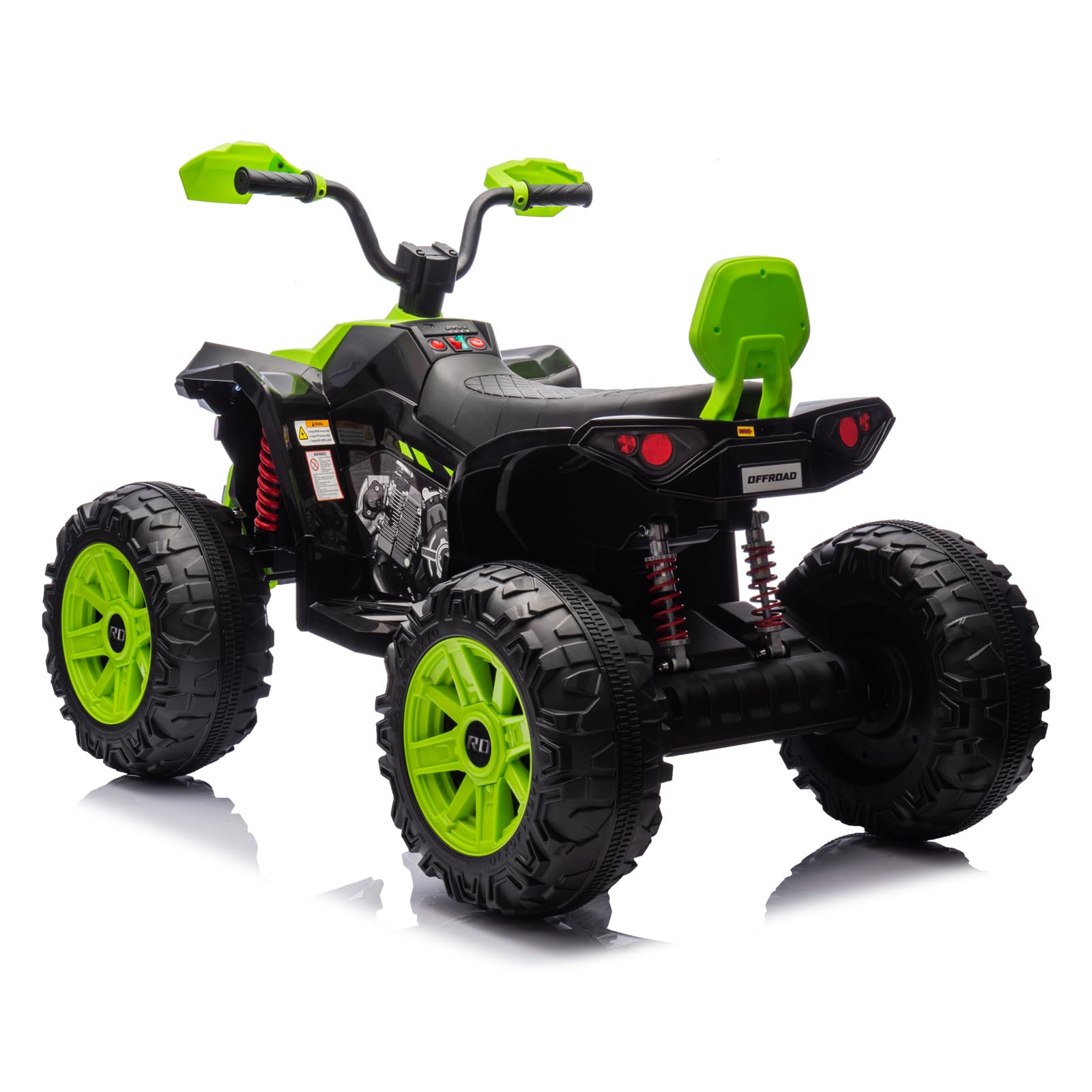 24V Two Seater Electric ATV 550W Motor High Low Speed LED Light Ride On Toy