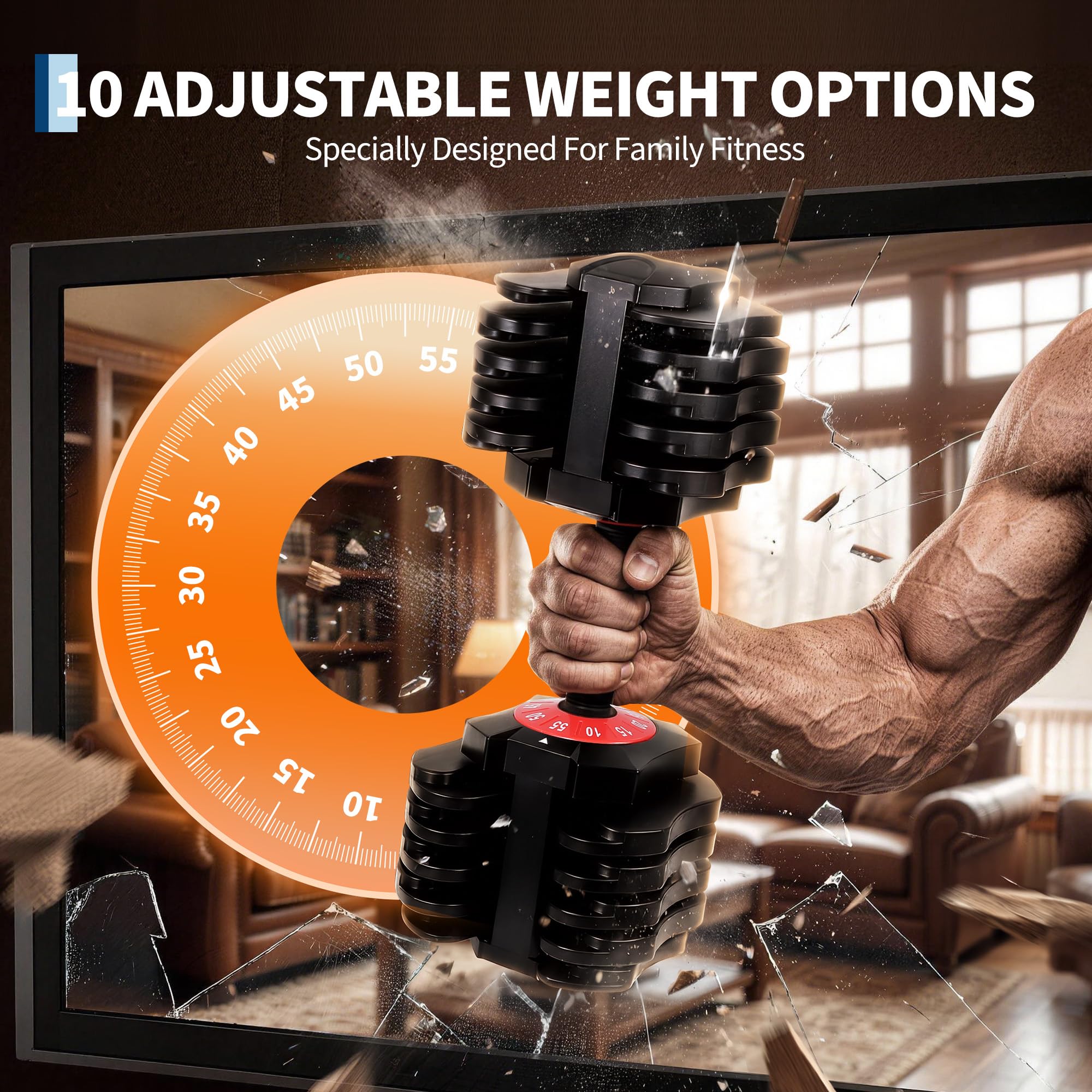 10-in-1 Weight Adjustment System