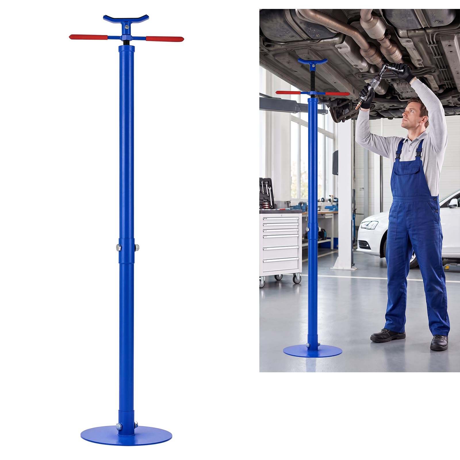 Supporto regolabile da officina sottoponte da 0,75 t