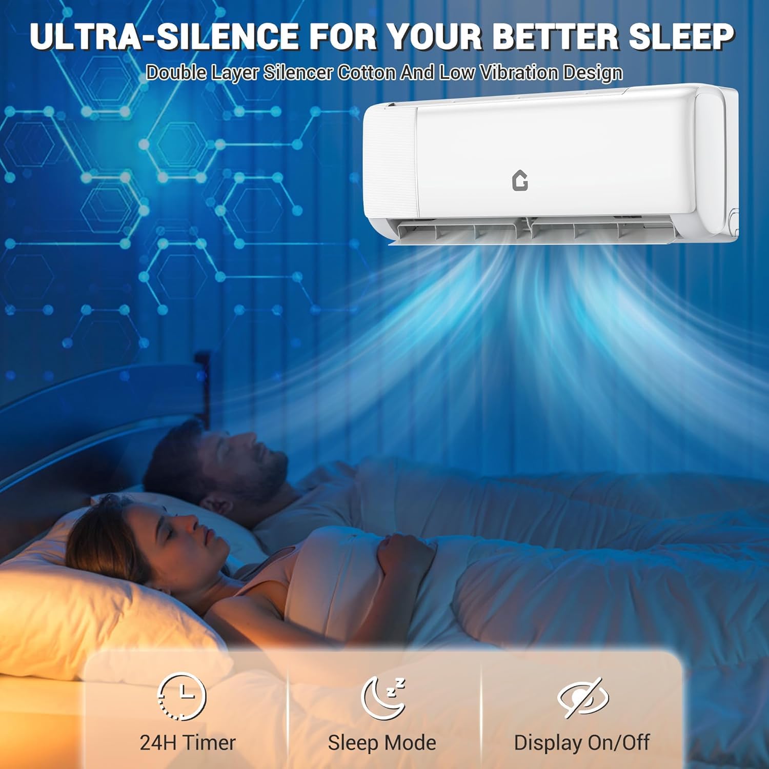 Ultra-Silence Double Layer Silencer Cotton Sleep Mode