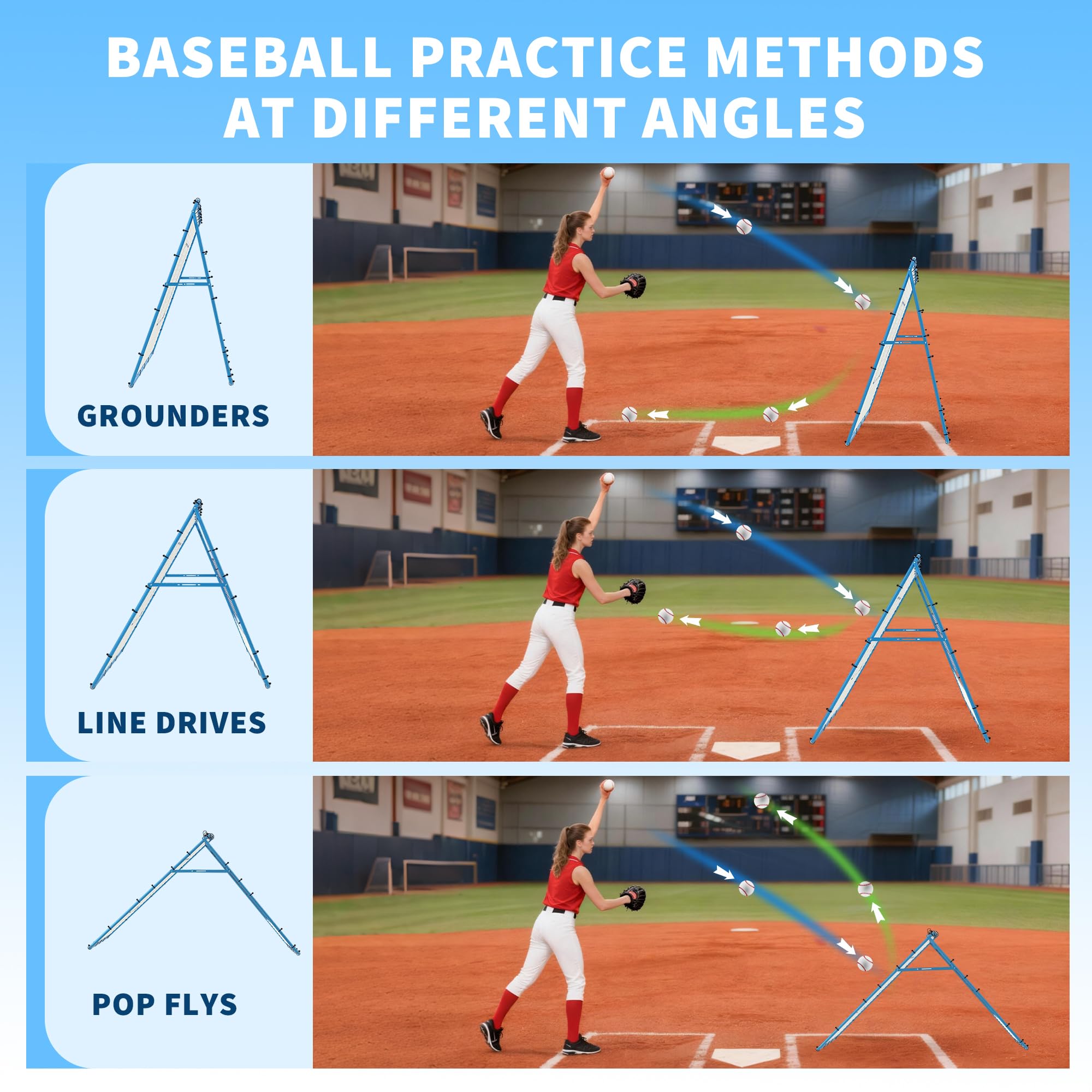 Included Ground Stakes for Maximum Stability