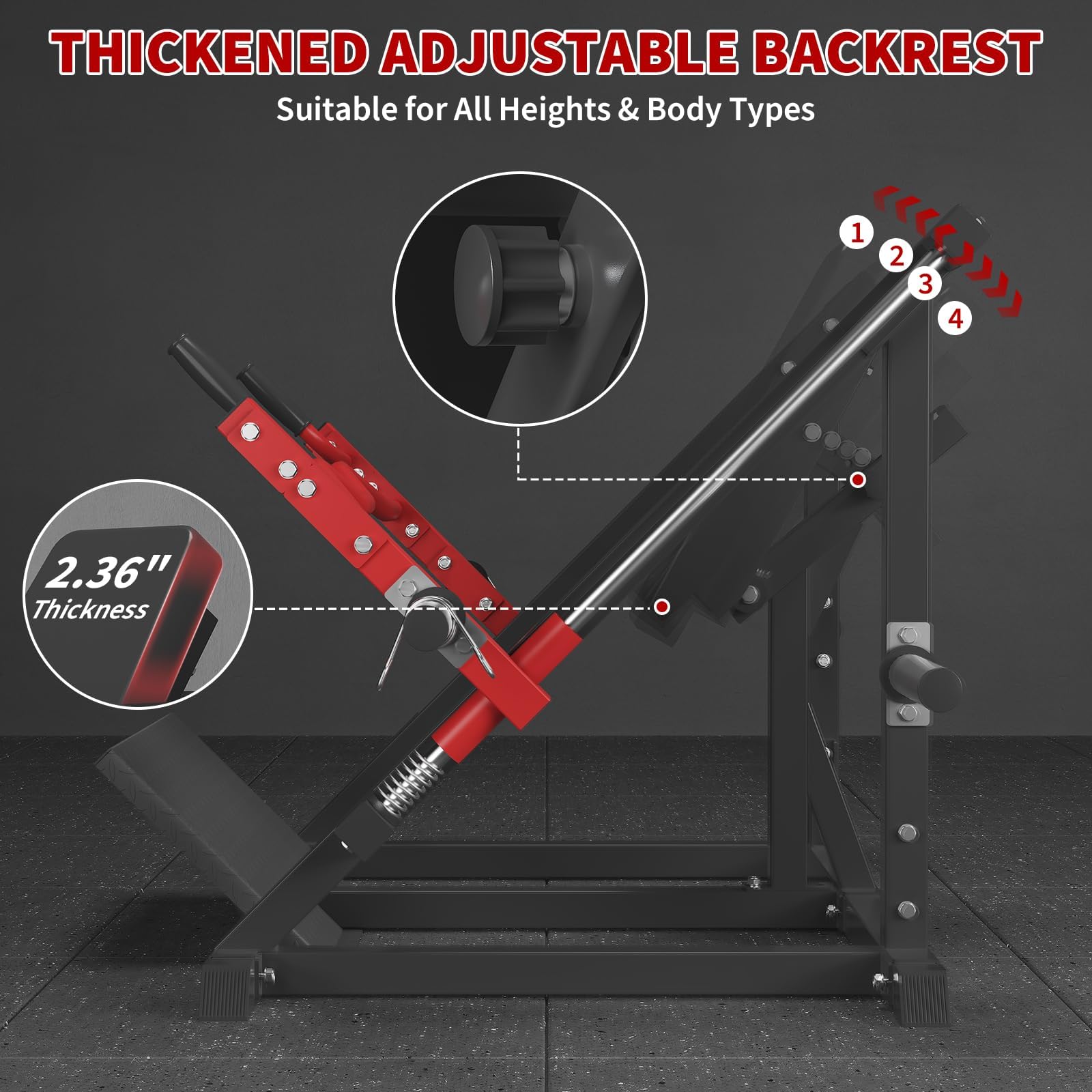 Adjustable Thickened Padding and Grip Design