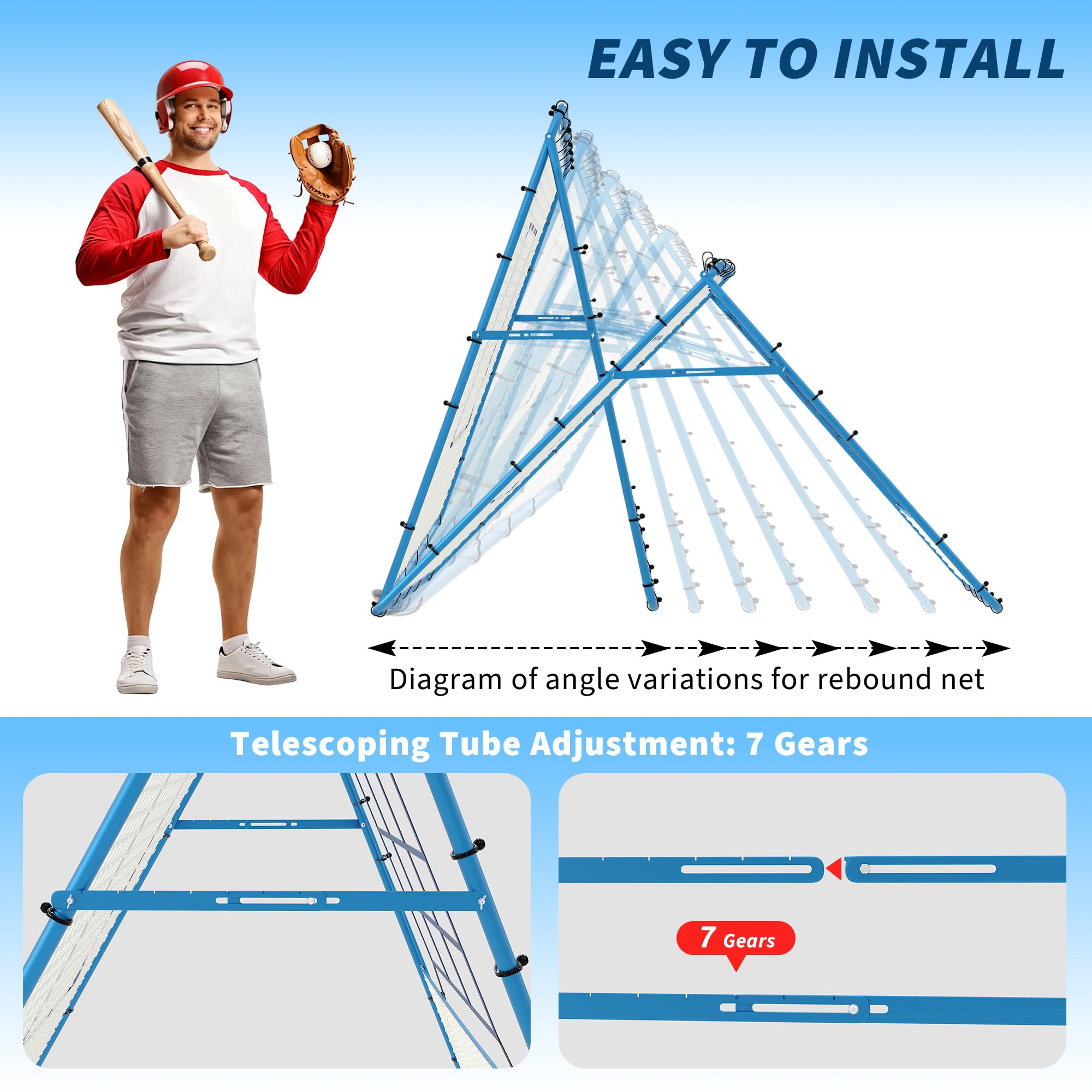 Tear-Resistant UV-Protected High-Tension Netting