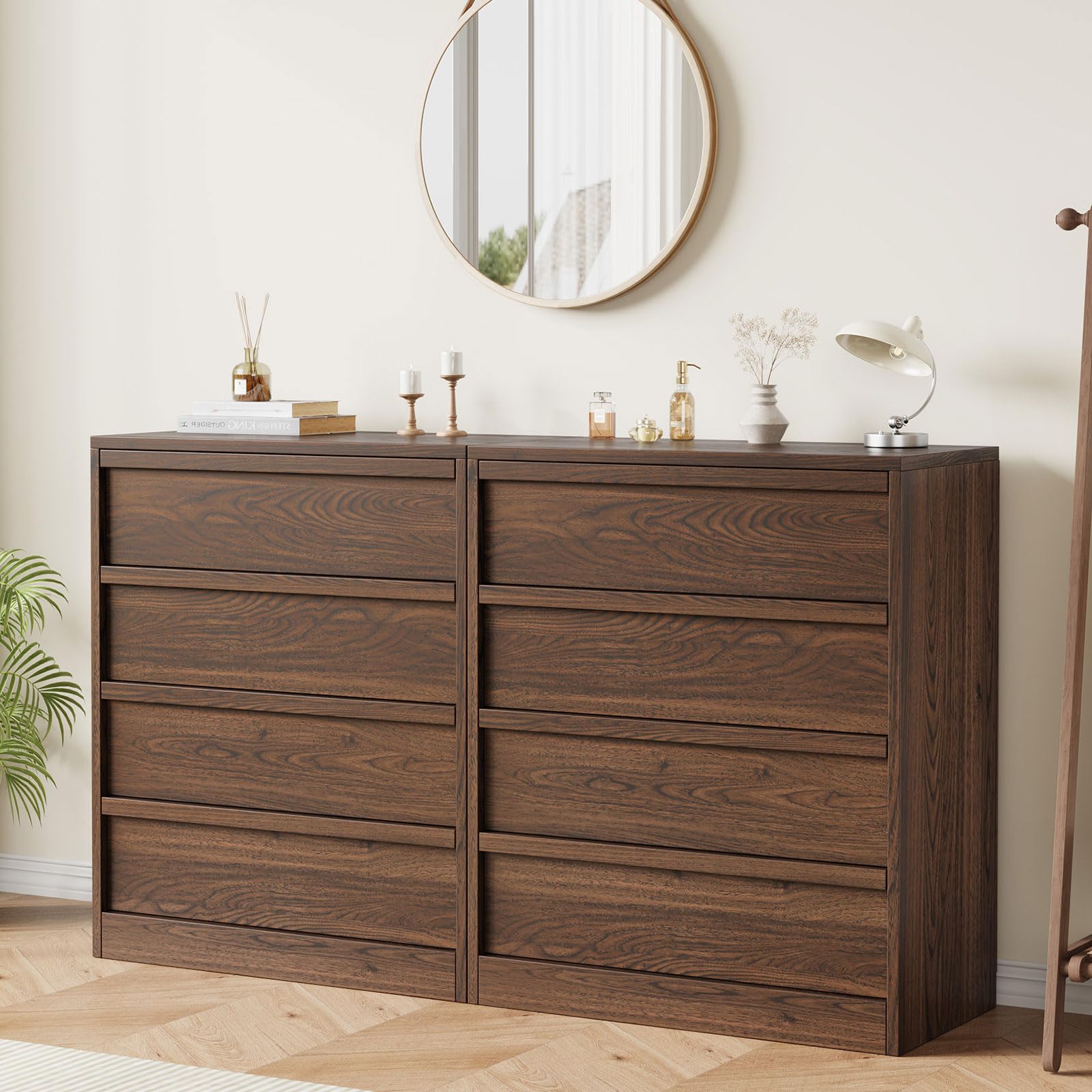 3 4 5 7 Drawer Dresser Bedside Cabinet Table with Large Storage End Table Chest