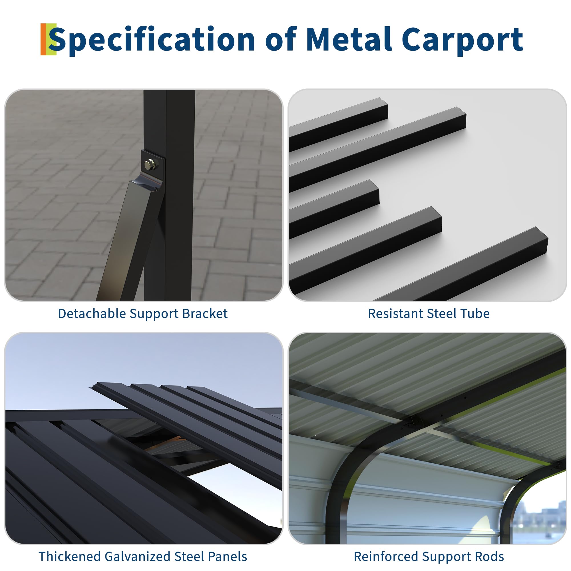 Heavy-duty carport ground anchoring system