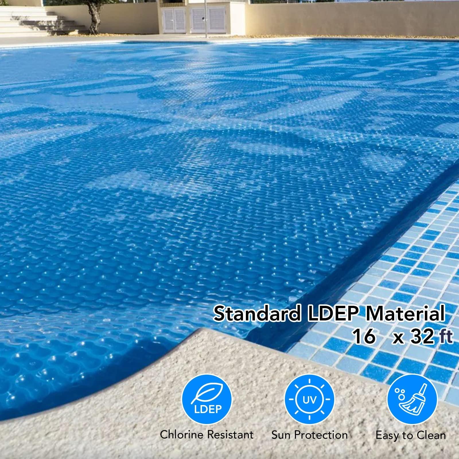 Durable UV-resistant LDPE solar pool cover material
