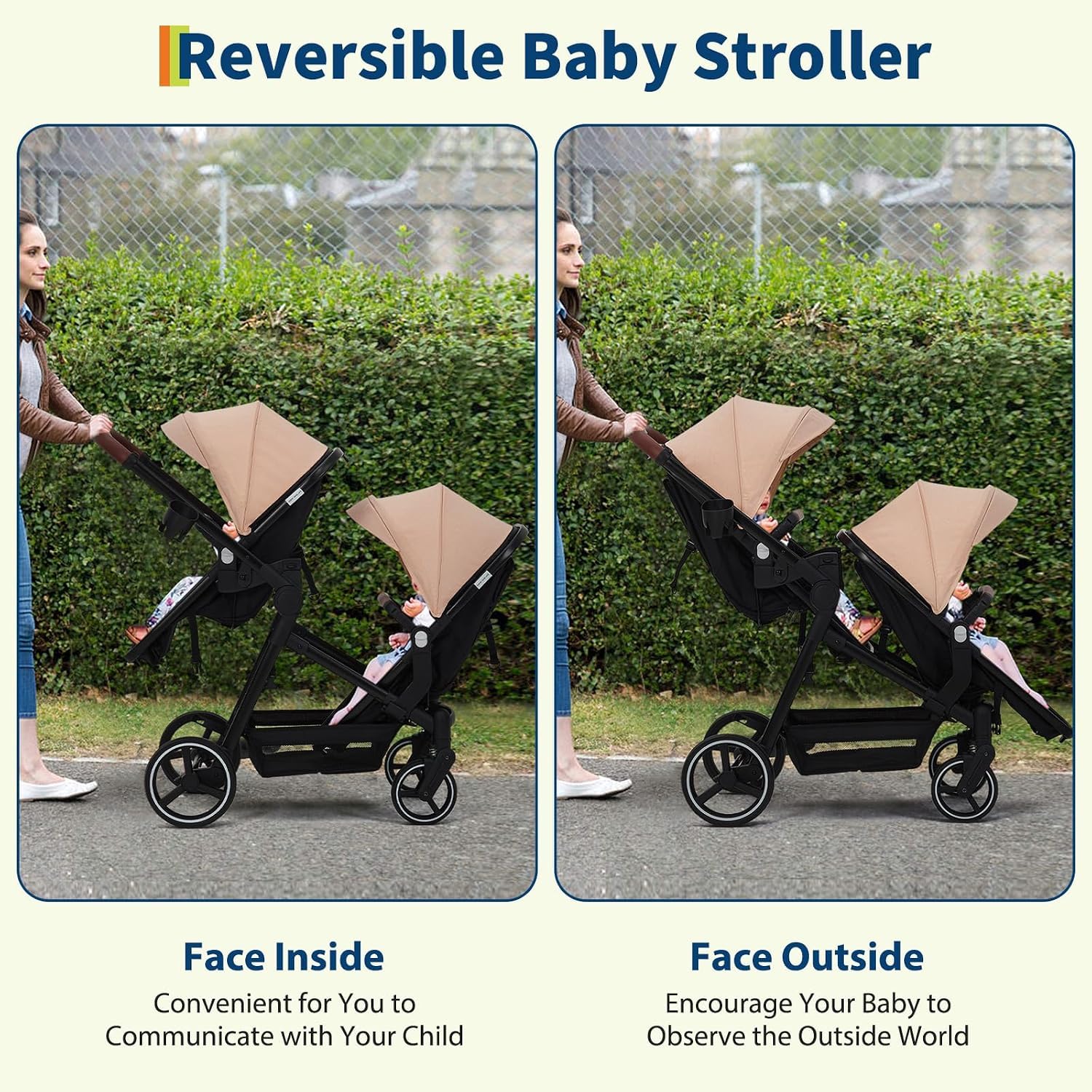 Dettagli di Passeggino per Bambini Pieghevole – 5