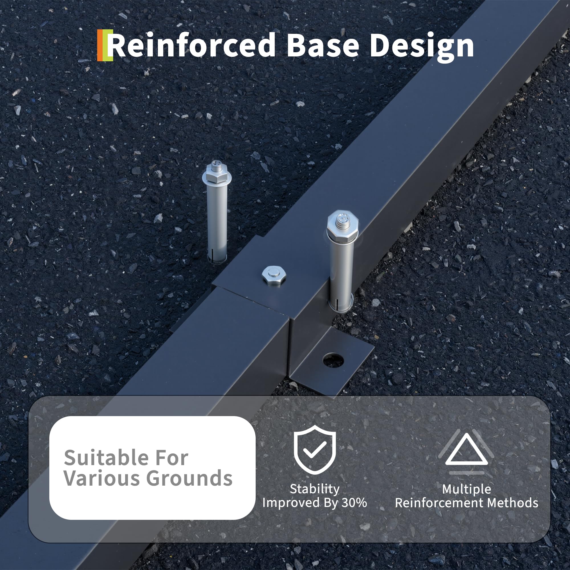 Reinforced carport frame connections