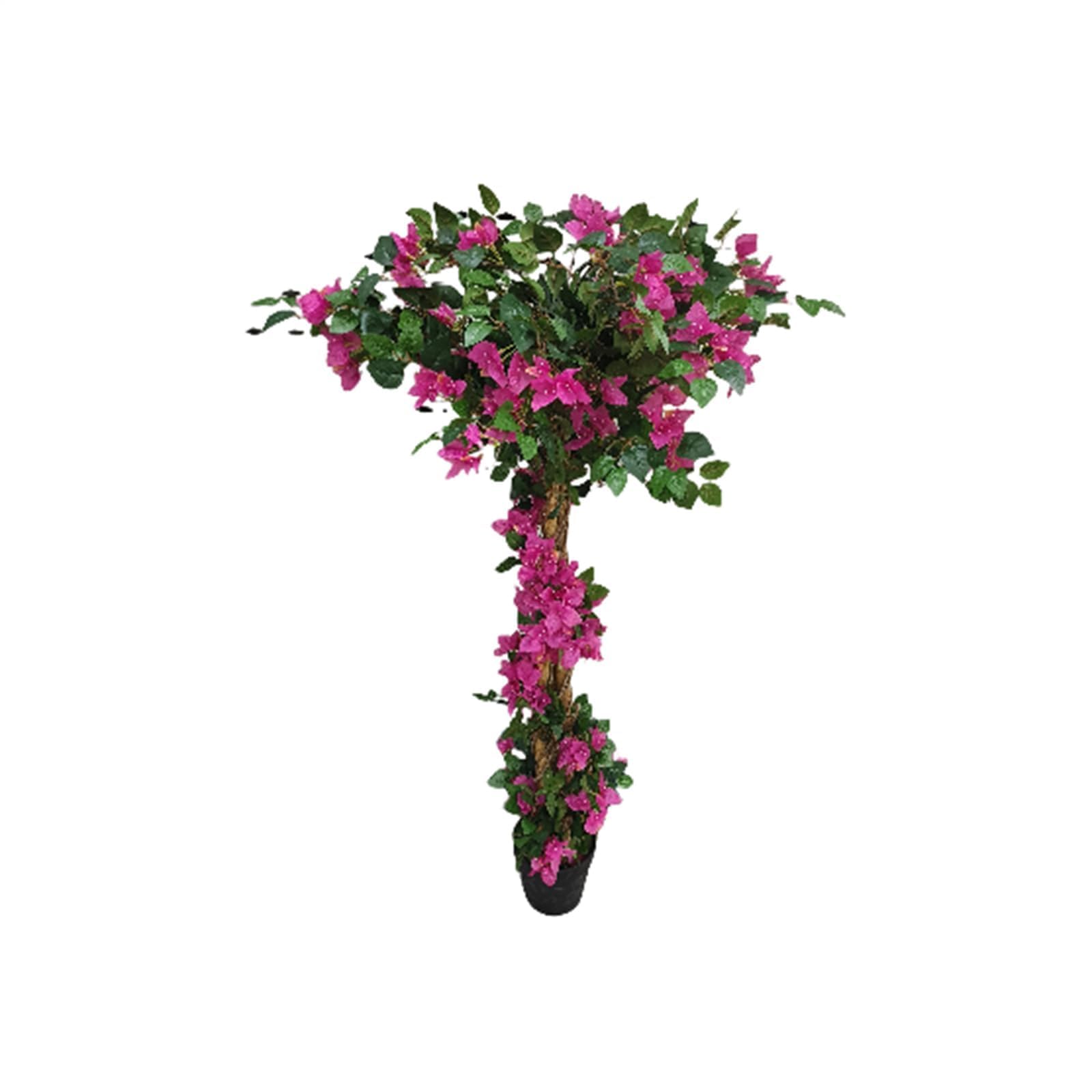 Bougainvillea Artificial Tree Fake Bougainvillea Tree with Flower in Plastic Pot