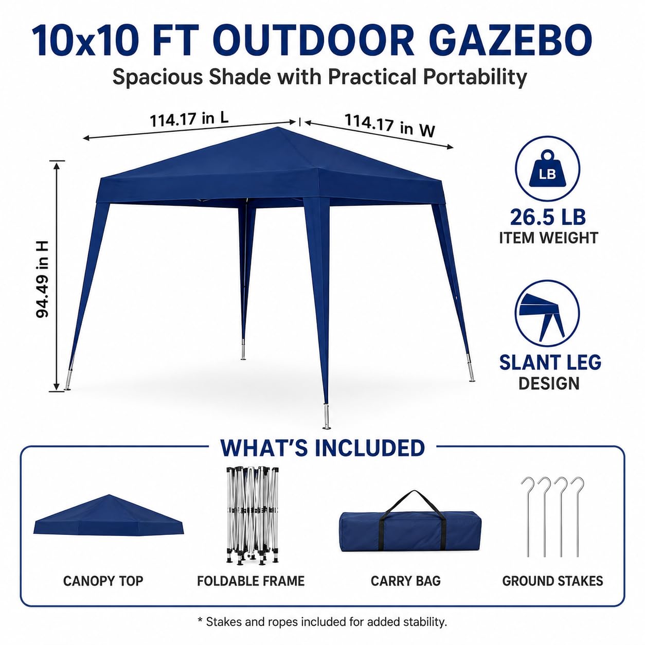UV-resistant polyester canopy roof