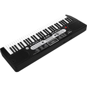 Electronic Portable Keyboards Piano 61 Key With Stand Mic Headphone USB Stool