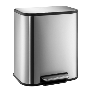 3.2/5.3/8/13.2 Gallon Touchless Foot-powered Stainless Trash Can