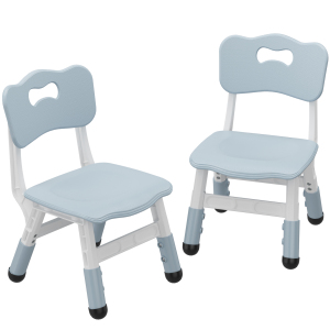 2 Pack Adjustable 3 Level Height Kids Anti-Slip Plastic Todd
