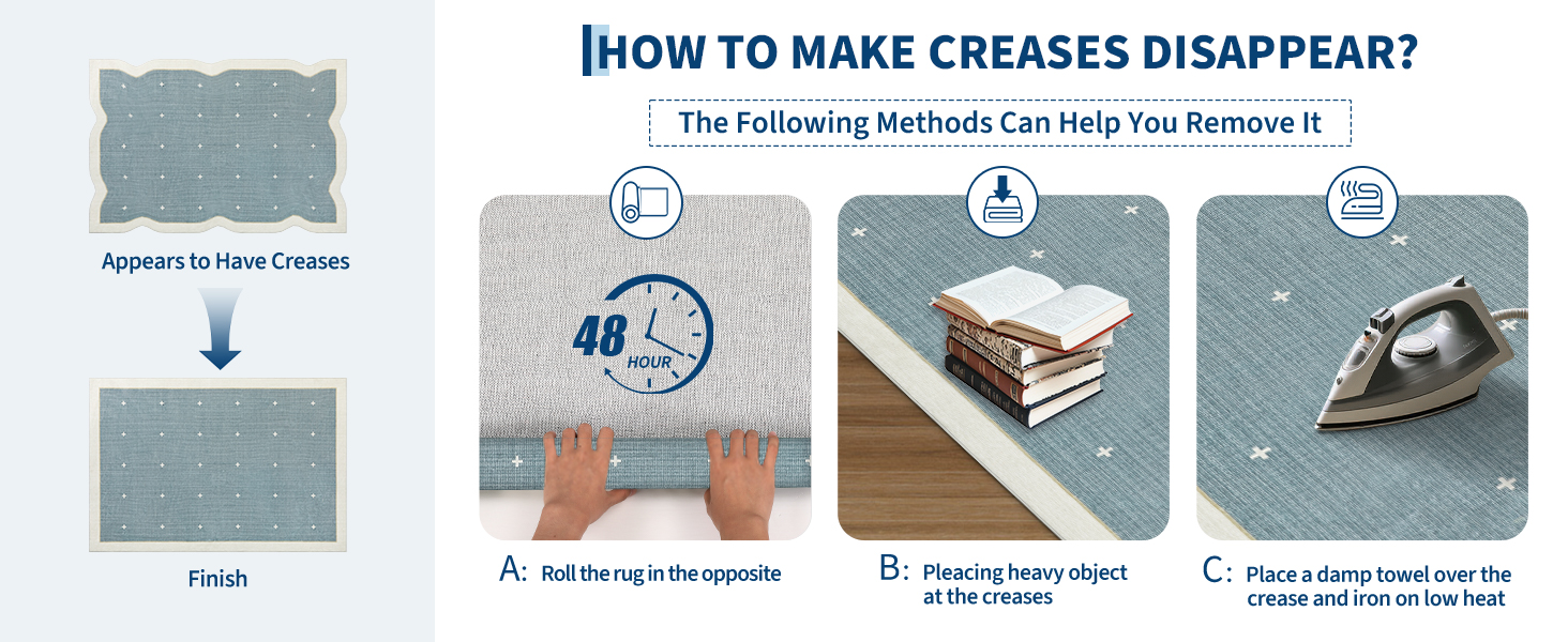 How to remove creases