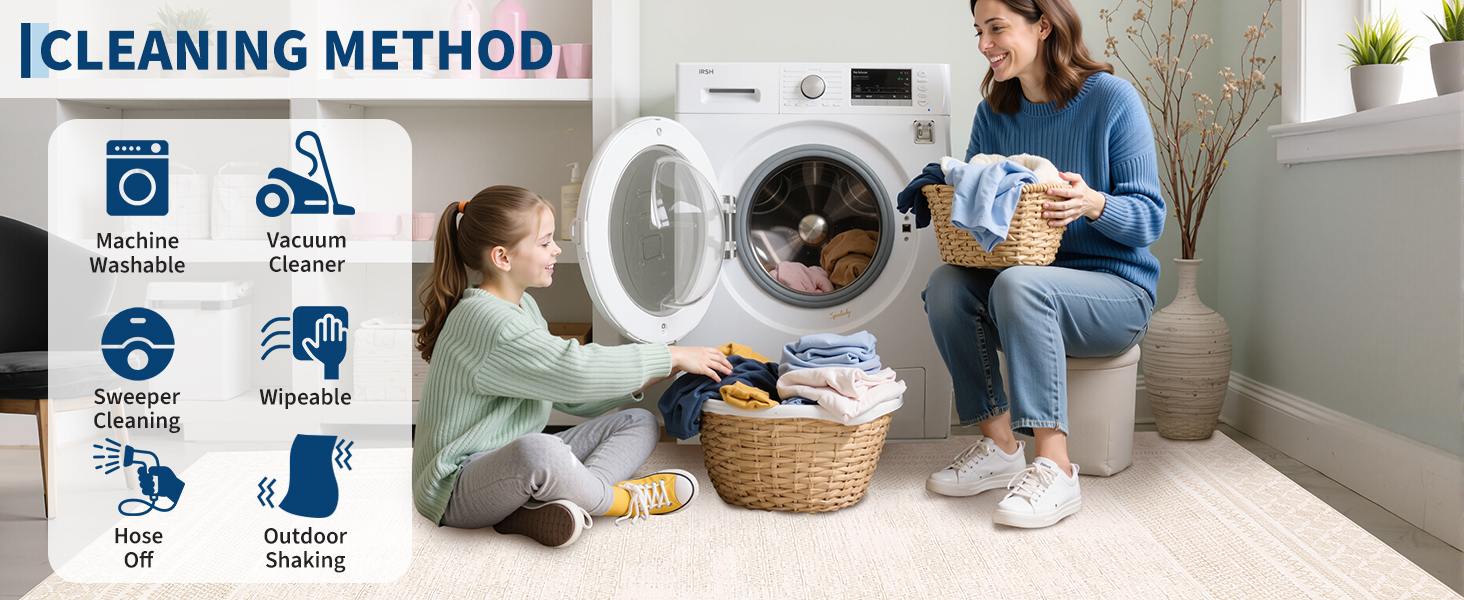 How to clean a machine washable area rug care methods